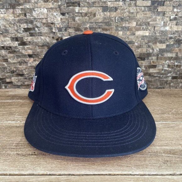 Chicago Bears Mitchell and Ness Fitted Cap sz 7 1/2 Super Bowl 20 XX